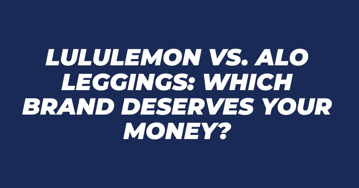 Lululemon Vs Alo leggings